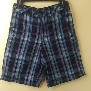 OP Boys Plaid Shorts Size 7